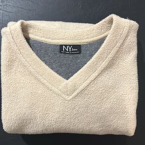 New York & Company NY Jeans V-Neck Fleece